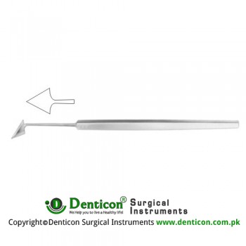 Jaeger Keratome Fig. 3 - Angled Stainless Steel, 13 cm - 5" 